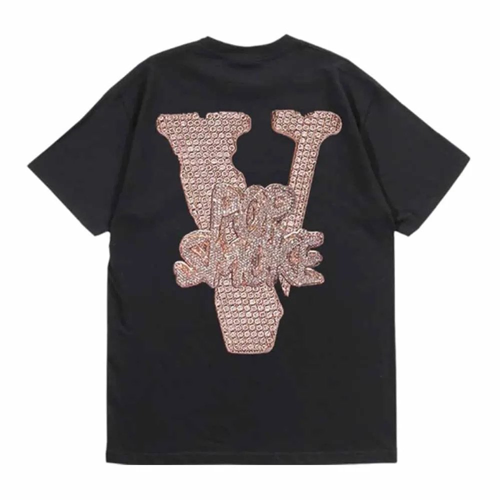 Pop Smoke x Vlone Chain T-Shirt Back Pop Smoke x Vlone Chain T-Shirt Back