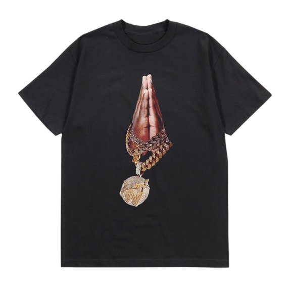 Pop Smoke x Vlone Chain T-Shirt Front Pop Smoke x Vlone Chain T-Shirt Front