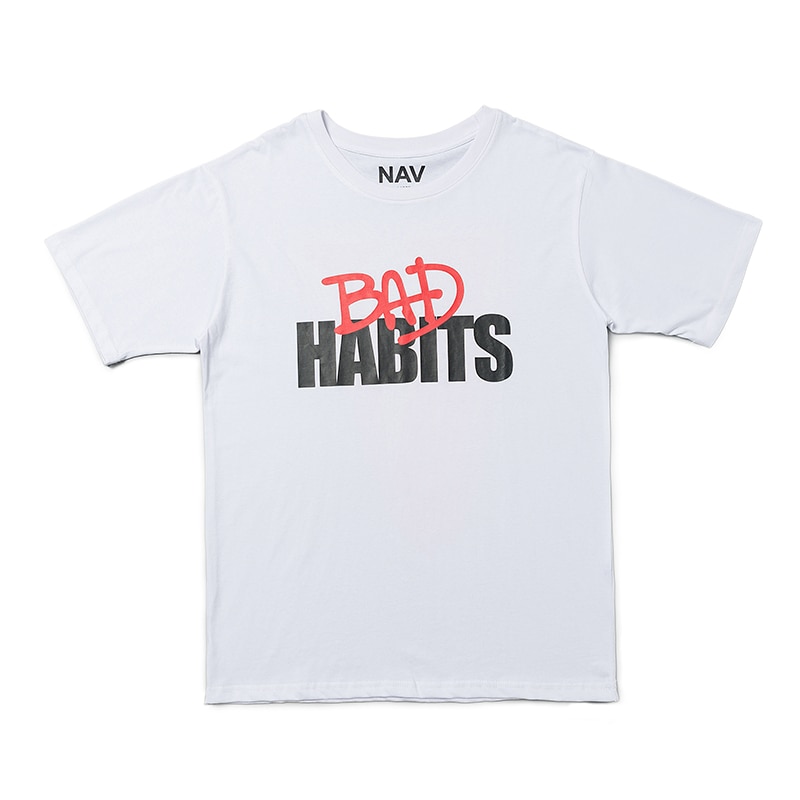 VLONE Bad Habits Tee white VLONE Bad Habits Tee