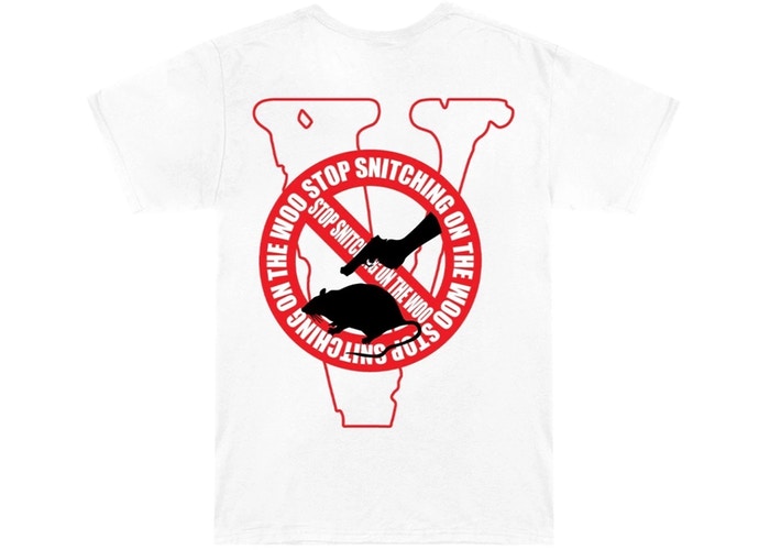 VLONE Pop Smoke Stop Snitching T-Shirt back VLONE Pop Smoke Stop Snitching T-Shirt