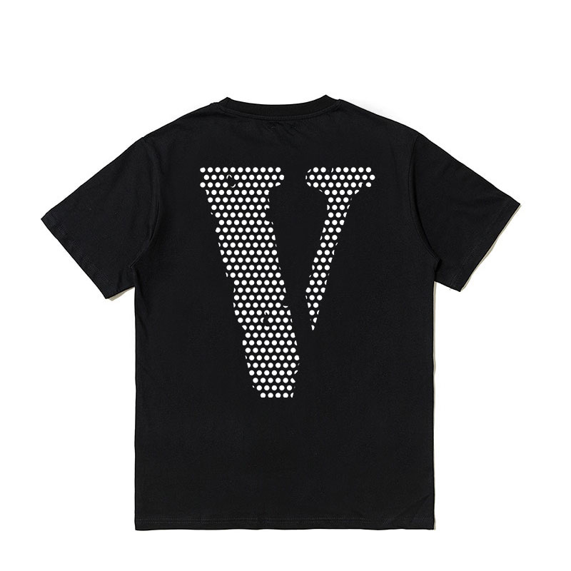 VLONE V Letter Cotton T Shirt black VLONE V Letter Cotton T Shirt black