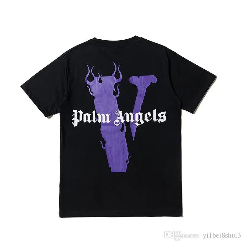 VLONE X PALM ANGELS T-SHIRT PURPLE BLACK back VLONE X PALM ANGELS T-SHIRT PURPLE BLACK back