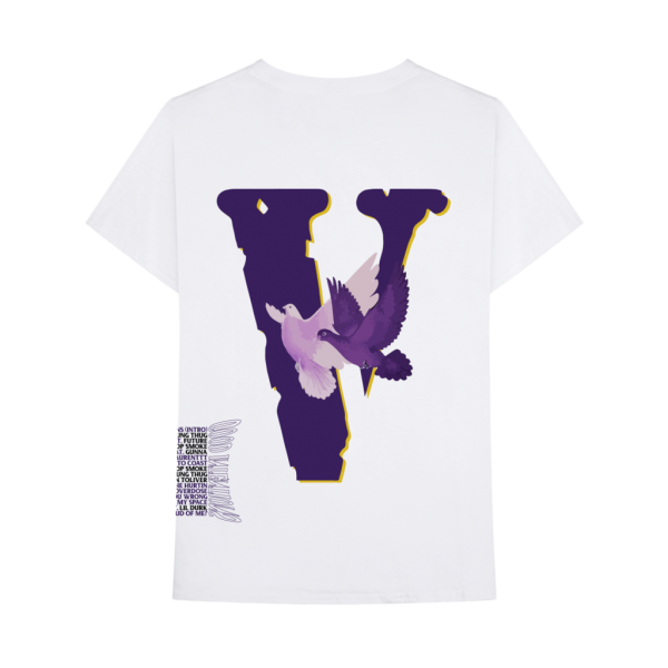 Vlone X Nav Doves T-shirt White back Vlone X Nav Doves T-shirt White back
