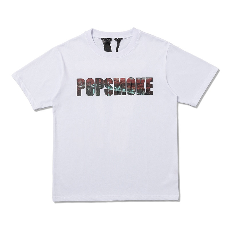 Vlone x Pop Smoke NY City T-Shirt white Vlone x Pop Smoke NY City T-Shirt