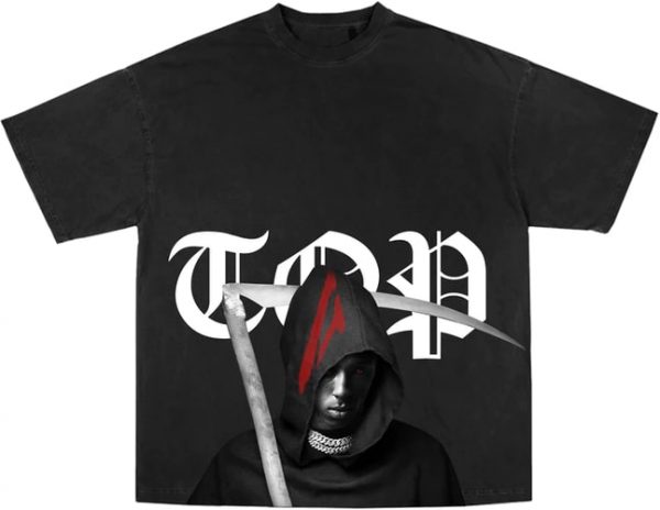 YoungBoy NBA x Vlone Murder Business Tee Front YoungBoy NBA x Vlone Murder Business Tee Front