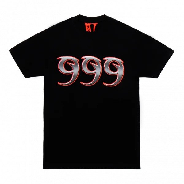 Juice Wrld X Vlone Blade Tee black front Juice Wrld X Vlone Blade Tee black front