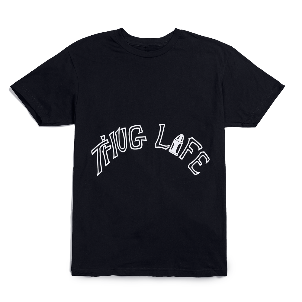 Vlone-xTupac-Thug-Life-Tattoo-Black-T-Shirt-Front Vlone-xTupac-Thug-Life-Tattoo-Black-T-Shirt-Front