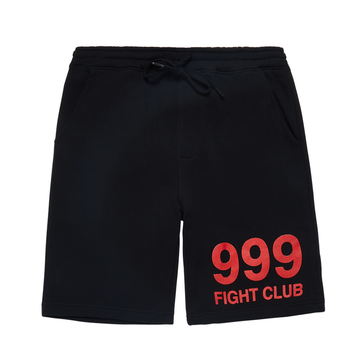 999 Club Juice Wrld Fight Shorts Black 999 Club Juice Wrld Fight Shorts Black