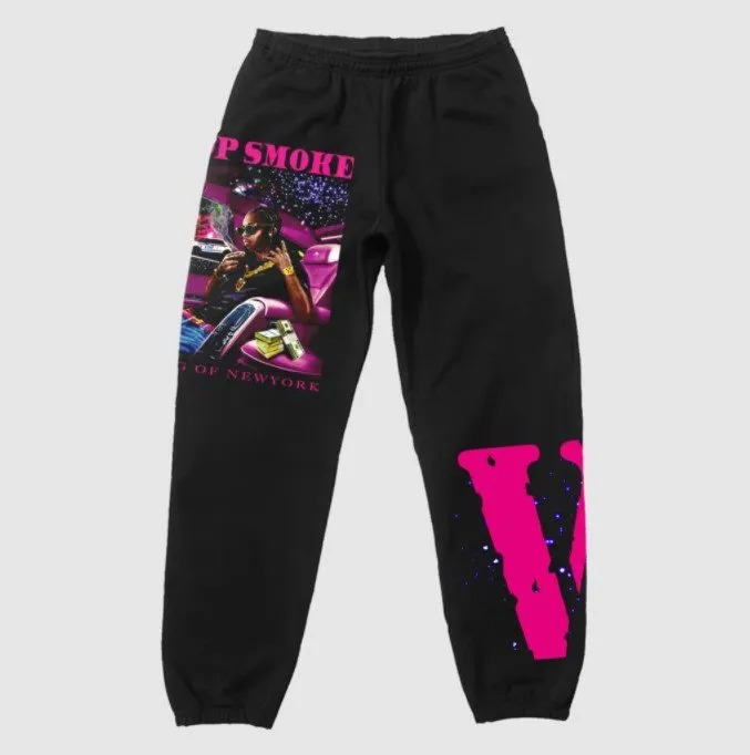 Pop Smoke X Vlone King Of Ny SweatPants Pop Smoke X Vlone King Of Ny SweatPants
