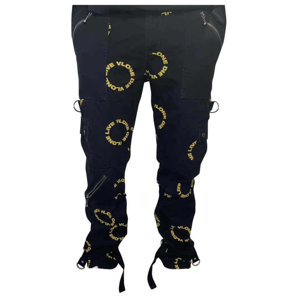 VLONE Black Polyester Pant VLONE Black Polyester Pant