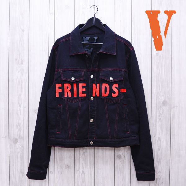 VLONE Denim Friends Jean Jacket (Red) VLONE Denim Friends Jean Jacket (Red)
