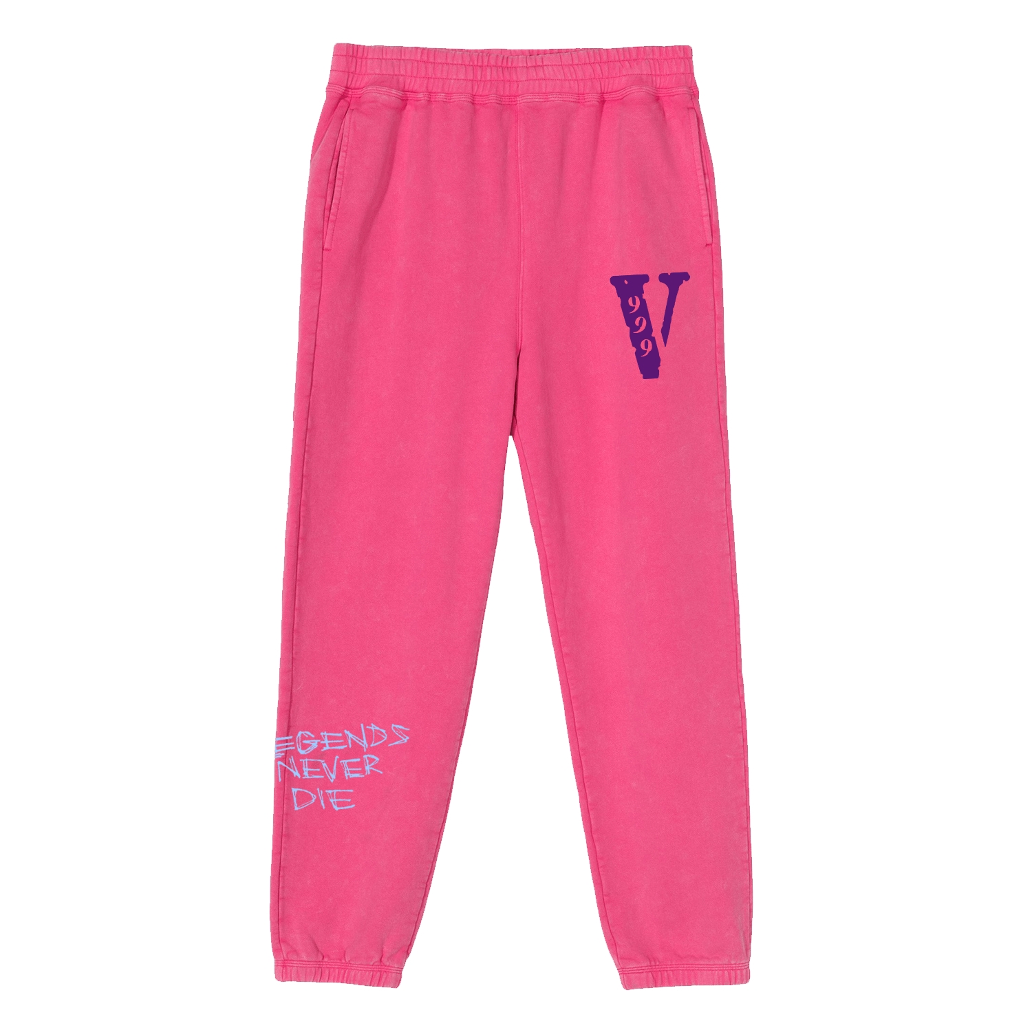 VLONE X Juice WRLD 999 Pink Sweat Pants VLONE X Juice WRLD 999 Pink Sweat Pants