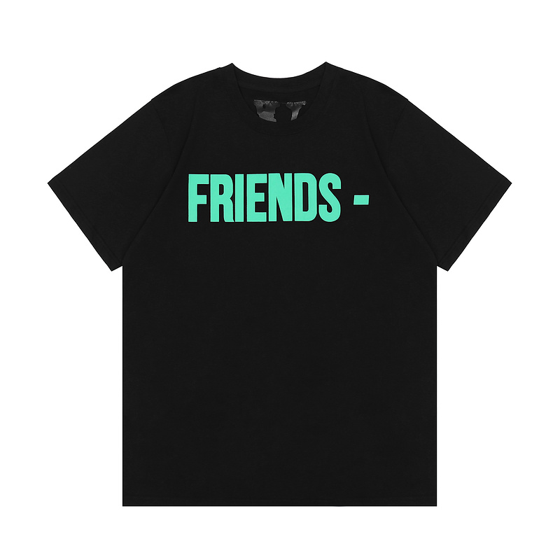 VLONE friends shirt black Front VLONE friends shirt black Front