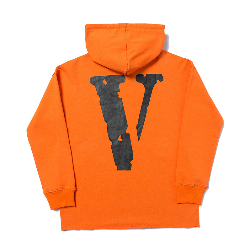 Vlone Fragment Staple Hoodie Orange back Vlone Fragment Staple Hoodie Orange back