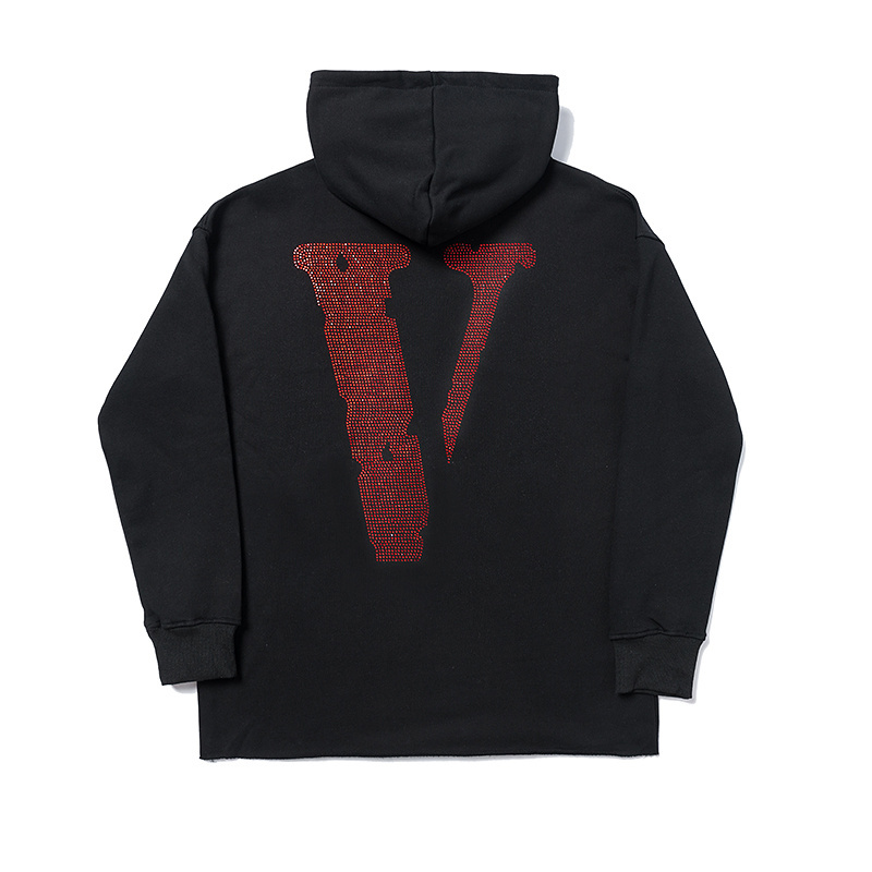 Vlone Fragment Staple Hoodie Red back Vlone Fragment Staple Hoodie Red back