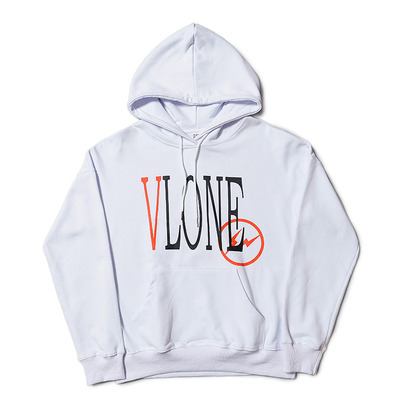 Vlone Fragment Staple Hoodie white front Vlone Fragment Staple Hoodie white front