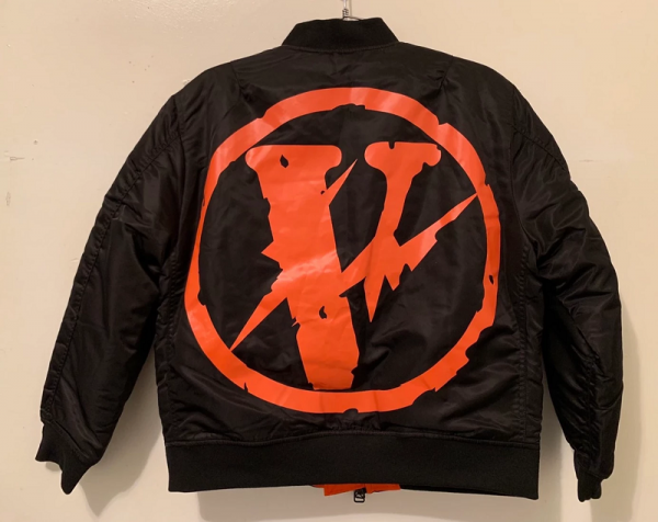 Vlone Friends Bomber Jacket back Vlone Friends Bomber Jacket