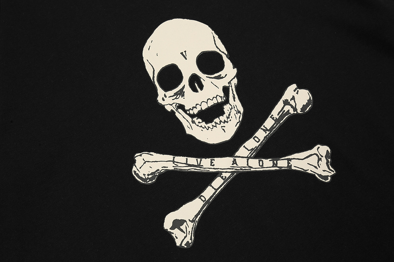 Vlone Skull And Bones Shirt Close Vlone Skull And Bones Shirt Close
