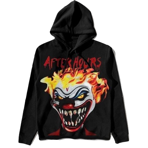 Vlone x The Weeknd After Hours Clown Hoodie Vlone x The Weeknd After Hours Clown Hoodie