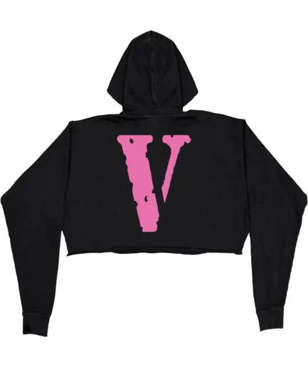 FRIENDS – Pink Hoodie – Black – Womens FRIENDS – Pink Hoodie – Black – Womens