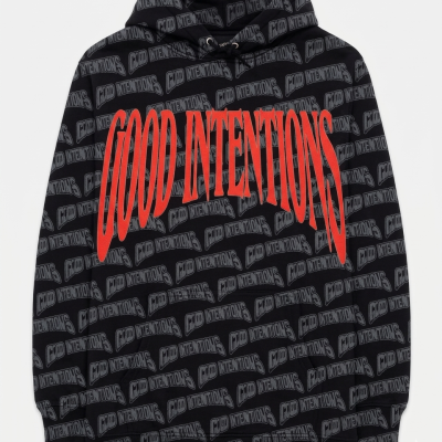 Vlone x Nav All Over Printed Hoodie