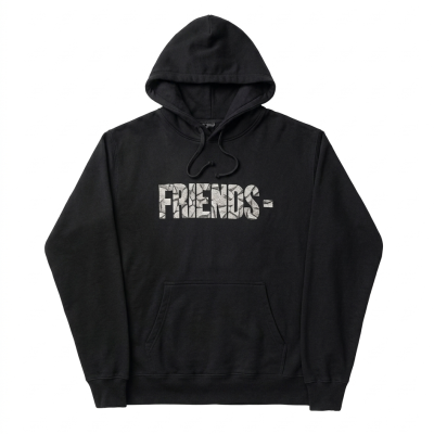 Vlone Crystal Diamond Friends Hoodie