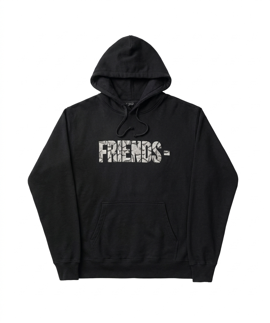Vlone Crystal Diamond Friends Hoodie Vlone Crystal Diamond Friends Hoodie