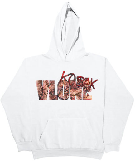 Kodak Black x Vlone Vlonekb White Hoodie Kodak Black x Vlone Vlonekb White Hoodie