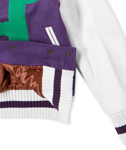 Palm Angels New Folk Varsity Jacket Palm Angels New Folk Varsity Jacket