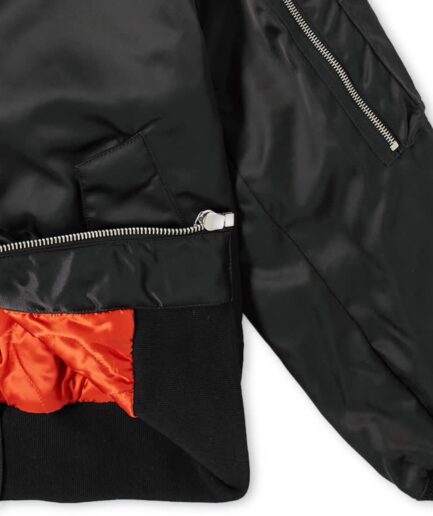 Palm Angels Patch Logo Varsity Jacket – Black Palm Angels Patch Logo Varsity Jacket – Black