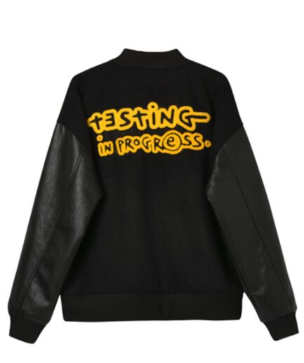 Testing Awge Flacko ASAP Rocky Varsity Jacket – Black Testing Awge Flacko ASAP Rocky Varsity Jacket – Black