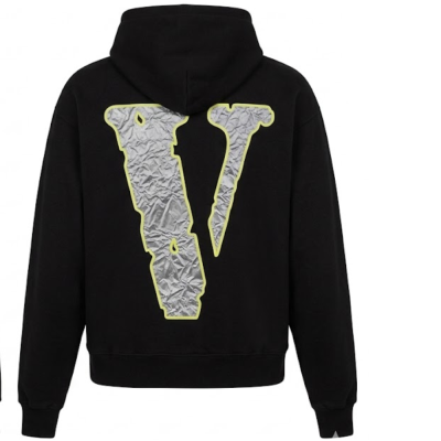 Juice Wrld x Vlone Moty Hoodie – Black