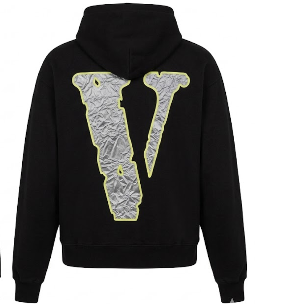 Juice Wrld x Vlone Moty Hoodie – Black Juice Wrld x Vlone Moty Hoodie – Black