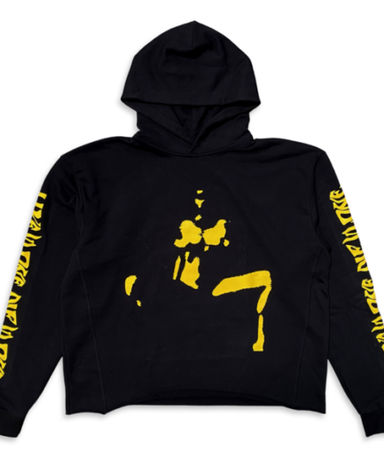 VLONE Nude Girl Hoodie Black Yellow VLONE Nude Girl Hoodie Black Yellow