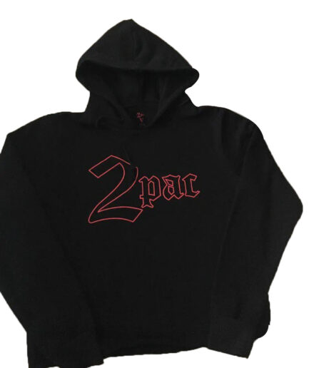 Vlone 2Pac Black Hoodie Vlone 2Pac Black Hoodie