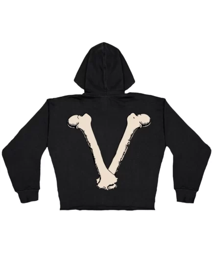 Vlone Lost Bones Hoodie – Black – Kids Vlone Lost Bones Hoodie – Black – Kids