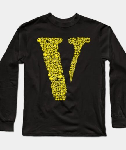 Vlone Smile Emoji Long Sleeve T-Shirt Vlone Smile Emoji Long Sleeve T-Shirt