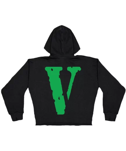 Vlone Staple Green Hoodie – Black – Kids Vlone Staple Green Hoodie – Black – Kids