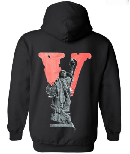 Vlone Statue Of Liberty Hip Hop Hoodie Vlone Statue Of Liberty Hip Hop Hoodie