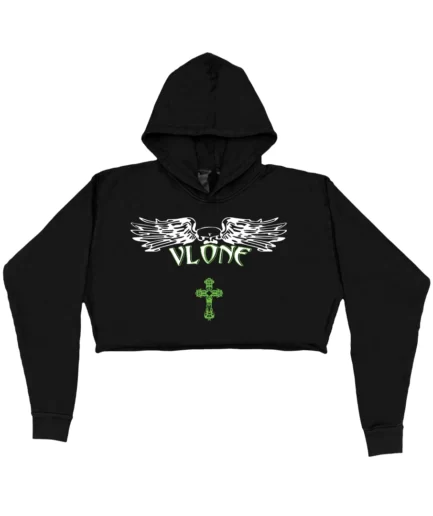 Vlone Support Hoodie – Black – Womens Vlone Support Hoodie – Black – Womens