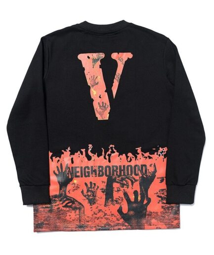 Vlone x Neighborhood Crewneck Cotton Sweatshirt Vlone x Neighborhood Crewneck Cotton Sweatshirt