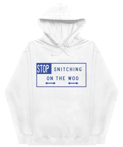 Vlone x Pop Smoke Stop Snitching On The Woo Hoodie Vlone x Pop Smoke Stop Snitching On The Woo Hoodie