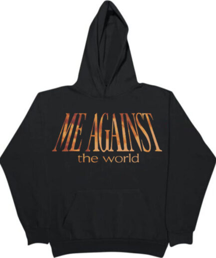 Vlone x Tupac ME AGAINST the world Black Hoodie Vlone x Tupac ME AGAINST the world Black Hoodie