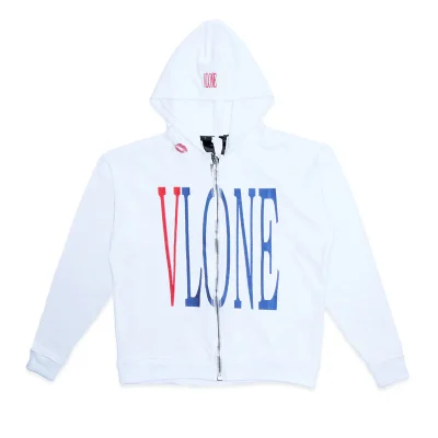 RED LIPSTICK OG EMBROIDERED ZIP-UP HOODIE