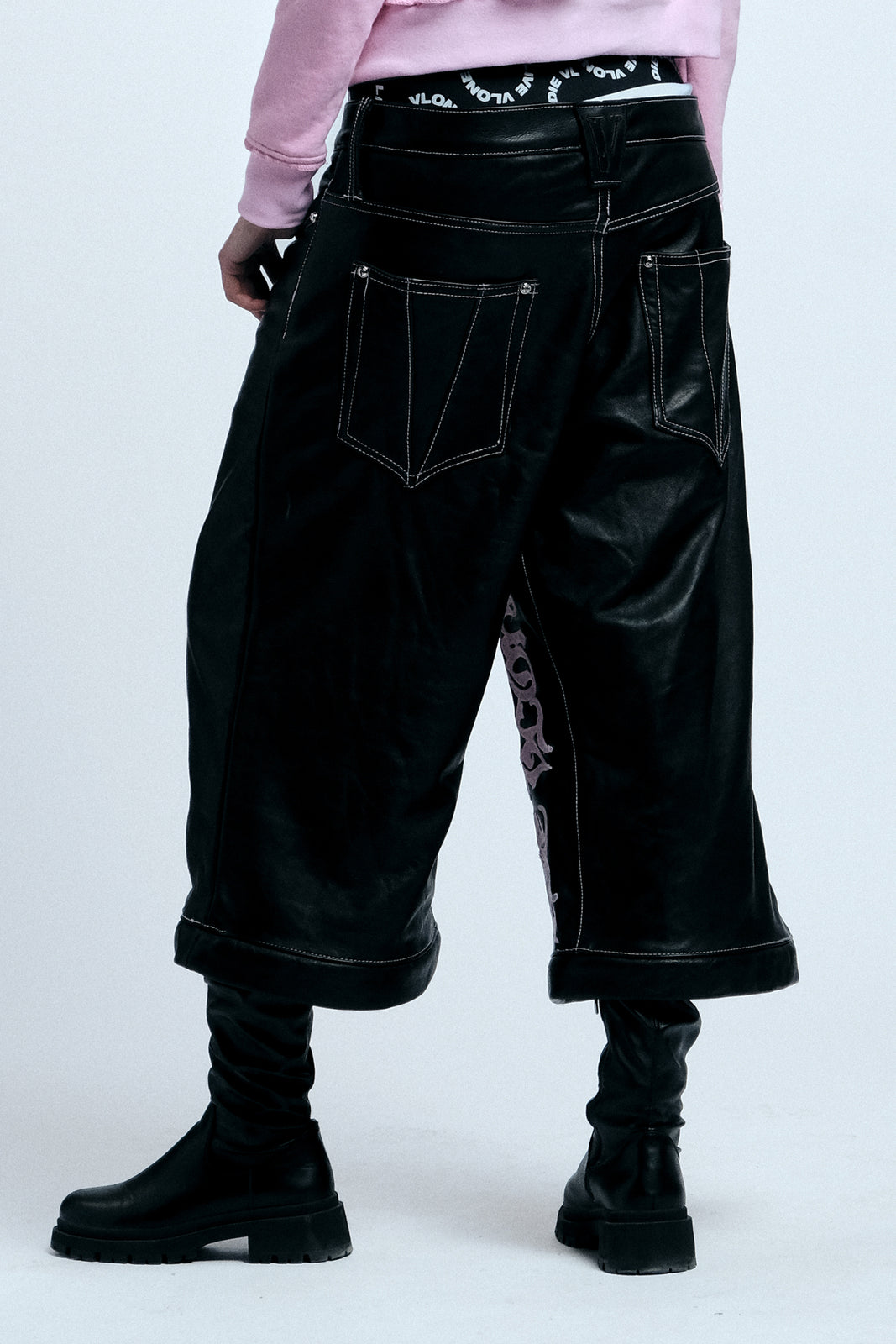 VLONE LVDV LEATHER SHORTS VLONE LVDV LEATHER SHORTS