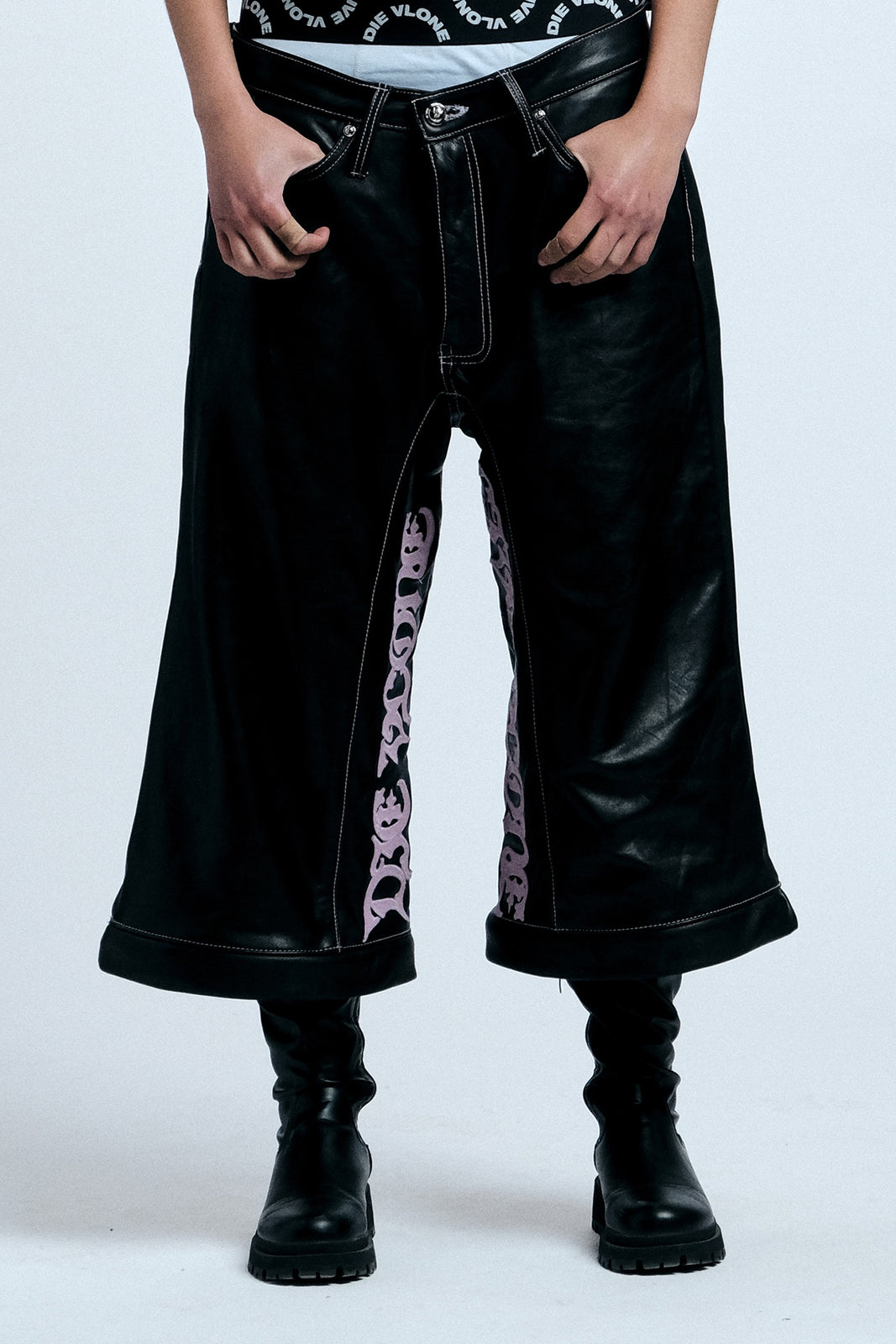 VLONE LVDV LEATHER SHORTS VLONE LVDV LEATHER SHORTS