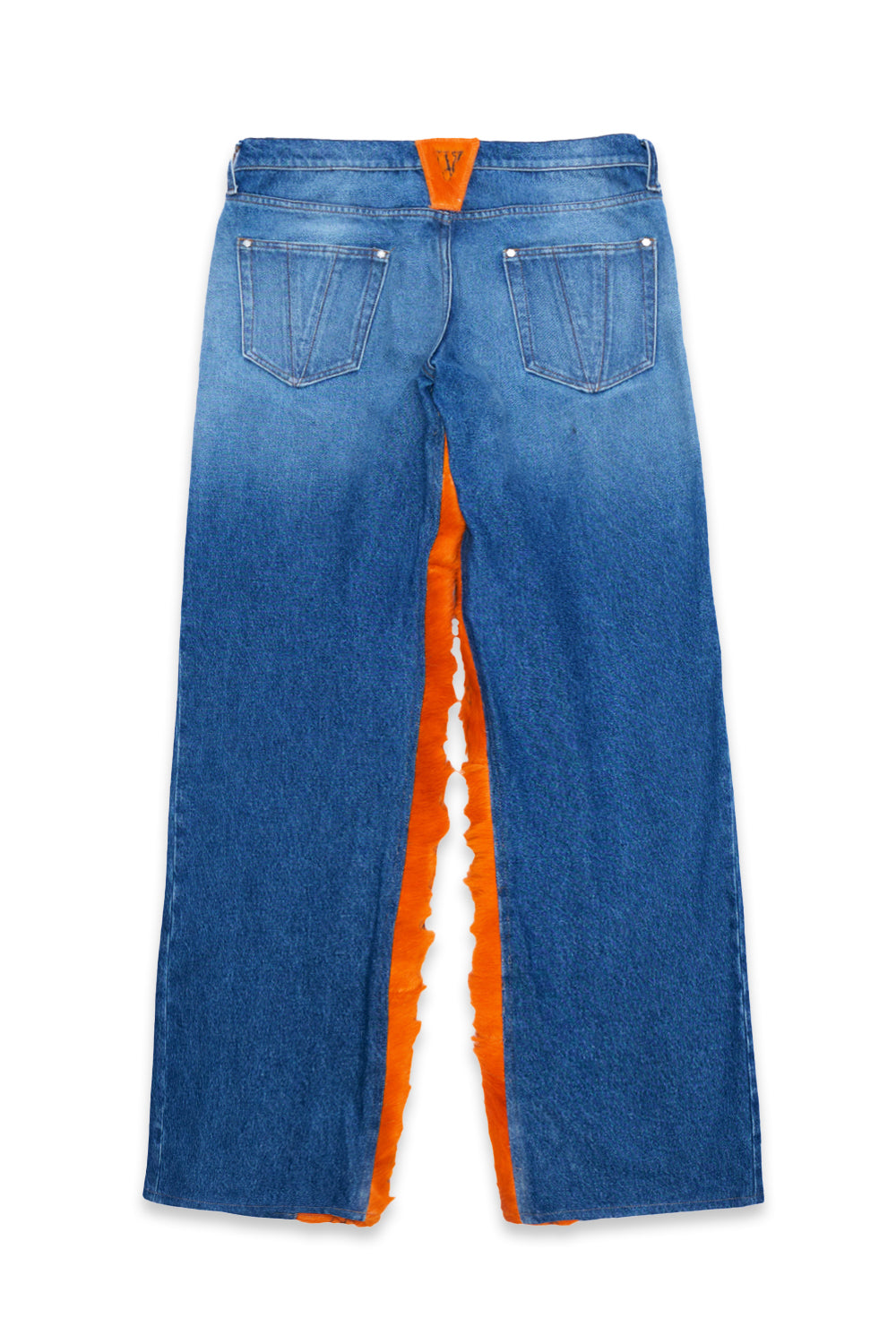 VLONE LVDV DENIM & LEATHER JEANS VLONE LVDV DENIM & LEATHER JEANS
