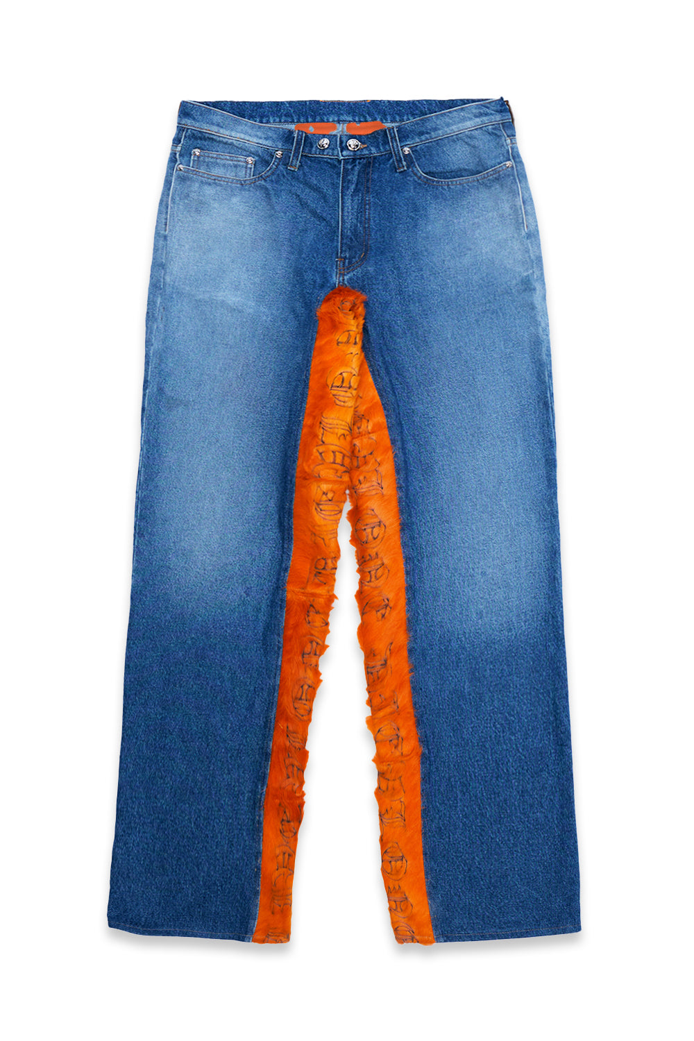 VLONE LVDV DENIM & LEATHER JEANS VLONE LVDV DENIM & LEATHER JEANS