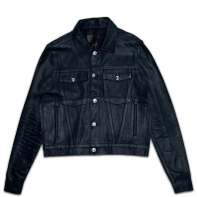 TAR WAXED DENIM JACKET (Black)