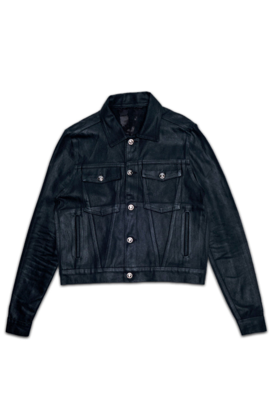 TAR WAXED DENIM JACKET (Black) TAR WAXED DENIM JACKET (Black)